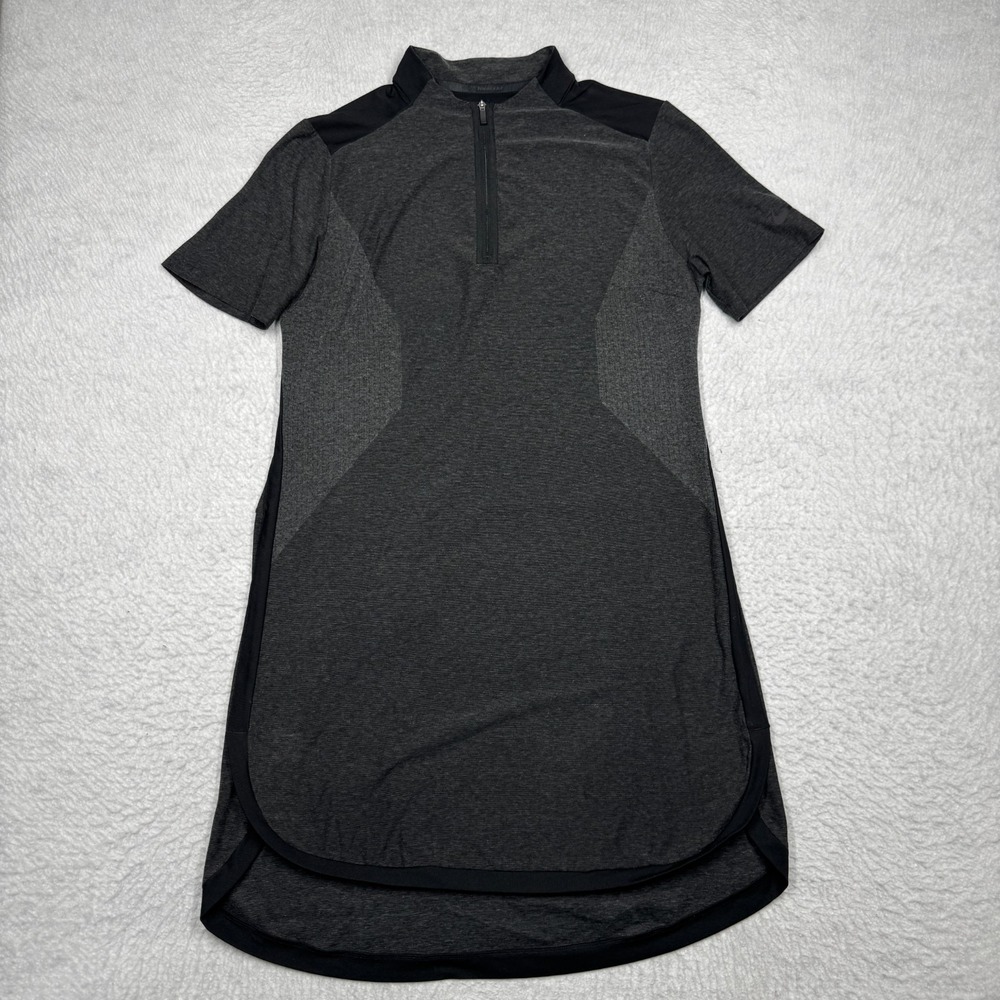 Nike Zonal Cooling Golf Dress Black Gray 929926-010 Women's Size M